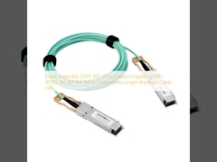 Kablo Montajı QSFP 40G Doğrudan Bağlantı Bakır QSFP+ 4*10G 1M 3M 5M 7M veya Özelleştirilmiş Uzunluk Breakout Kablo DAC